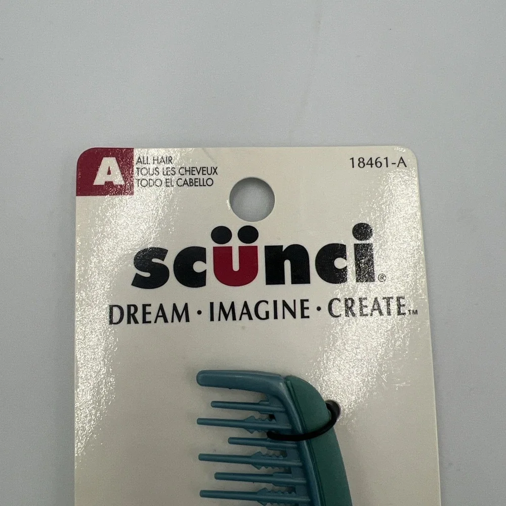 New Scunci Style Lift & Tease Comb All Hair 2003 18461-A Pick